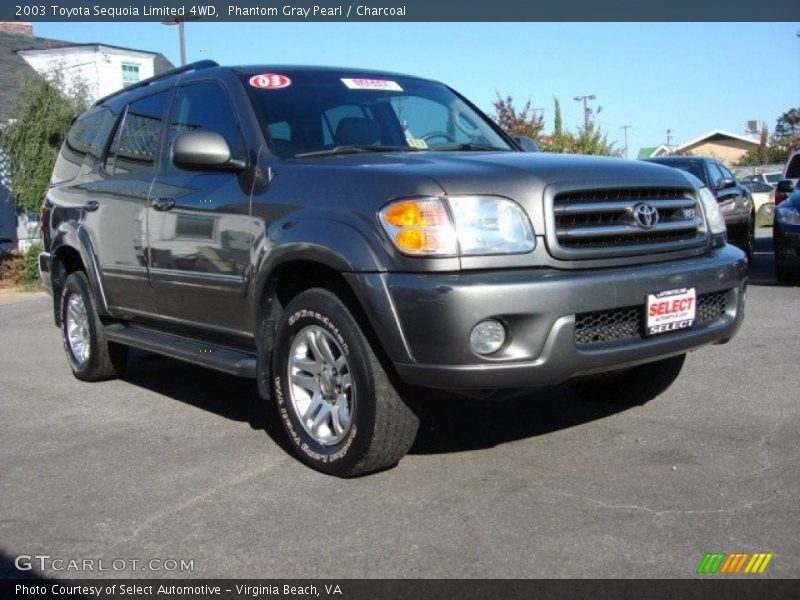 Phantom Gray Pearl / Charcoal 2003 Toyota Sequoia Limited 4WD