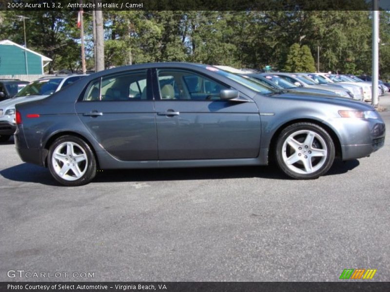 Anthracite Metallic / Camel 2006 Acura TL 3.2