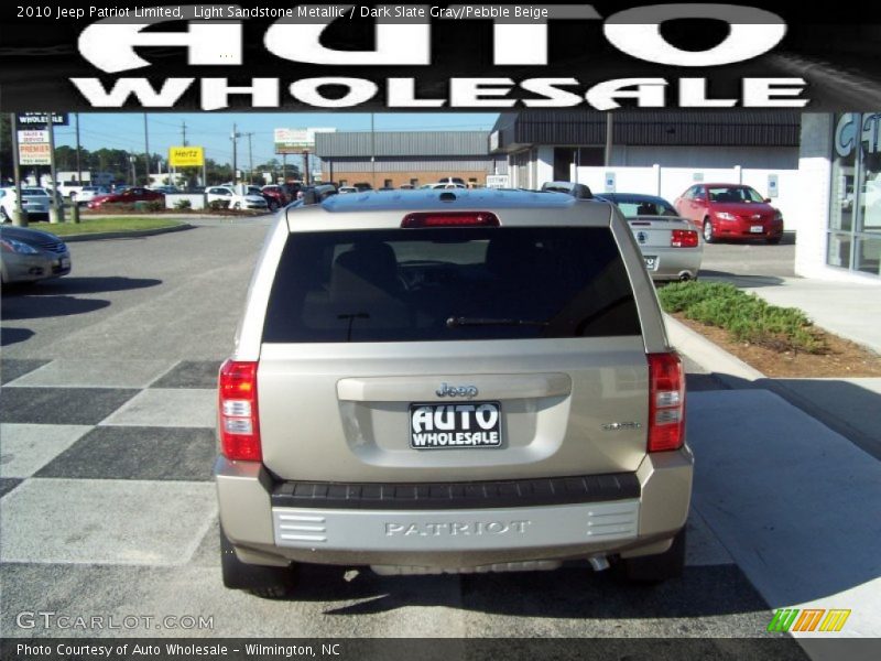 Light Sandstone Metallic / Dark Slate Gray/Pebble Beige 2010 Jeep Patriot Limited