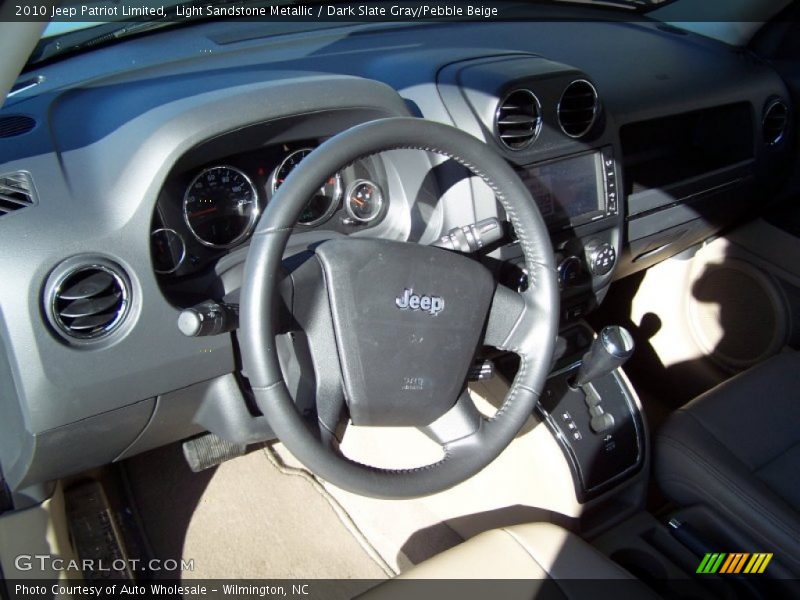 Light Sandstone Metallic / Dark Slate Gray/Pebble Beige 2010 Jeep Patriot Limited