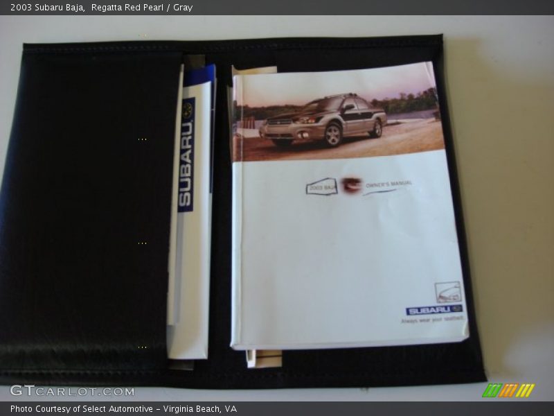 Books/Manuals of 2003 Baja 