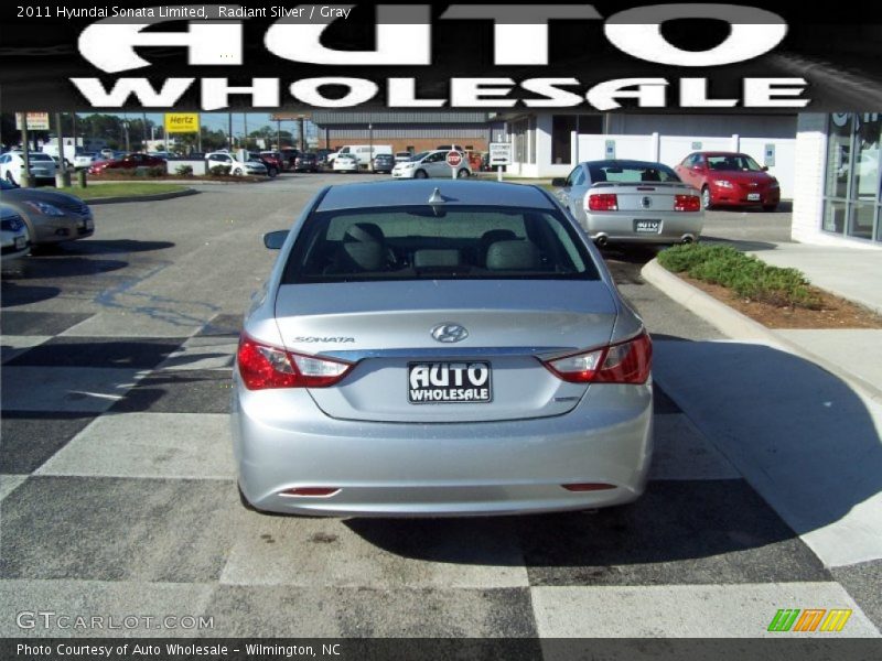 Radiant Silver / Gray 2011 Hyundai Sonata Limited