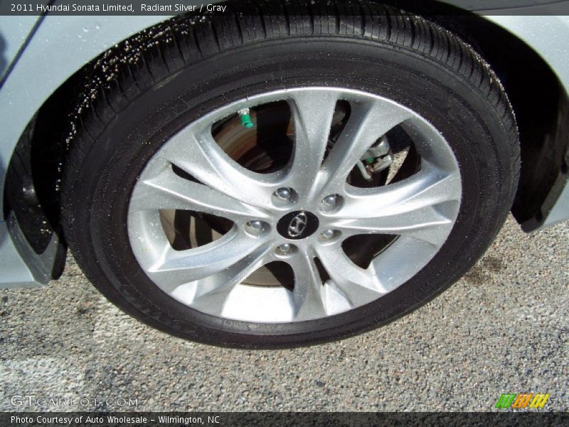 Radiant Silver / Gray 2011 Hyundai Sonata Limited
