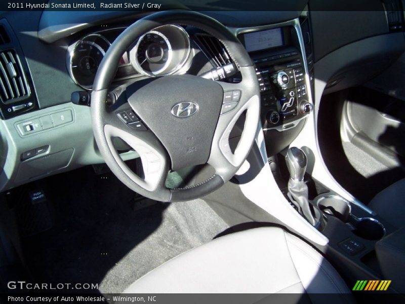 Radiant Silver / Gray 2011 Hyundai Sonata Limited