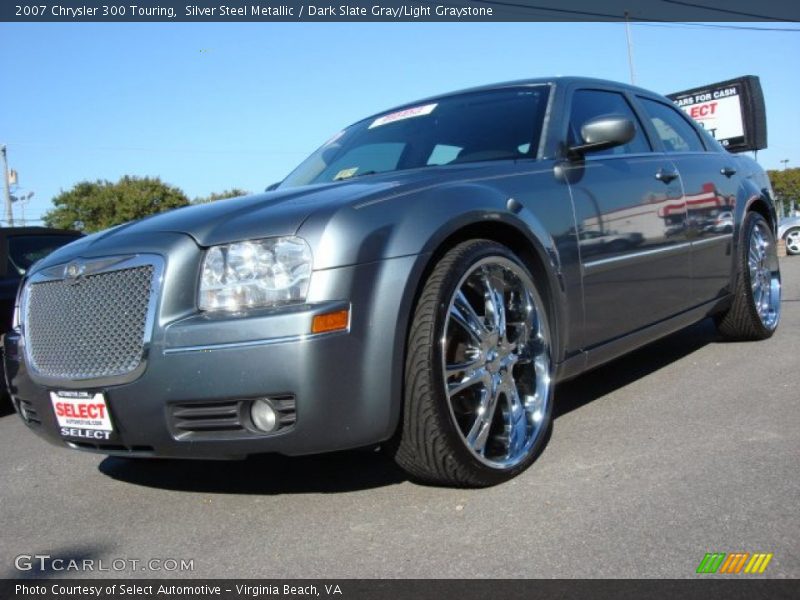 Silver Steel Metallic / Dark Slate Gray/Light Graystone 2007 Chrysler 300 Touring