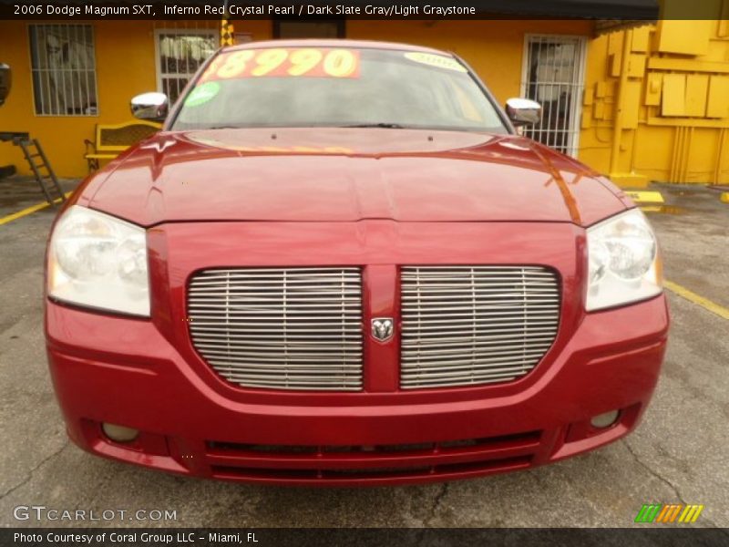 Inferno Red Crystal Pearl / Dark Slate Gray/Light Graystone 2006 Dodge Magnum SXT