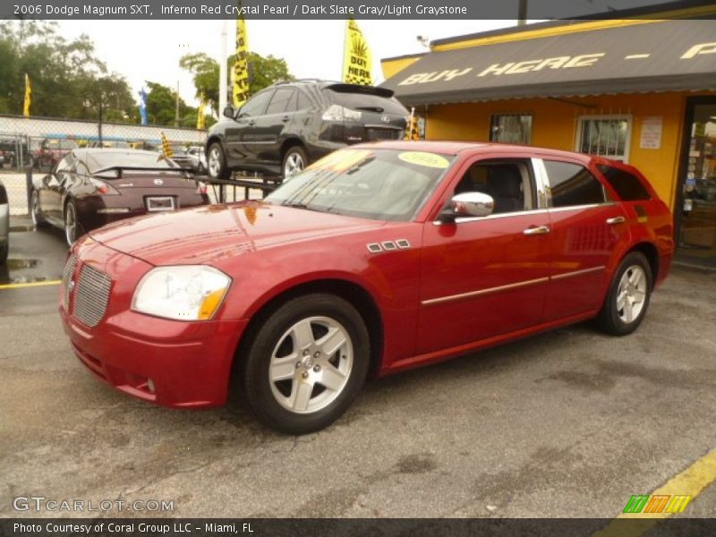 Inferno Red Crystal Pearl / Dark Slate Gray/Light Graystone 2006 Dodge Magnum SXT