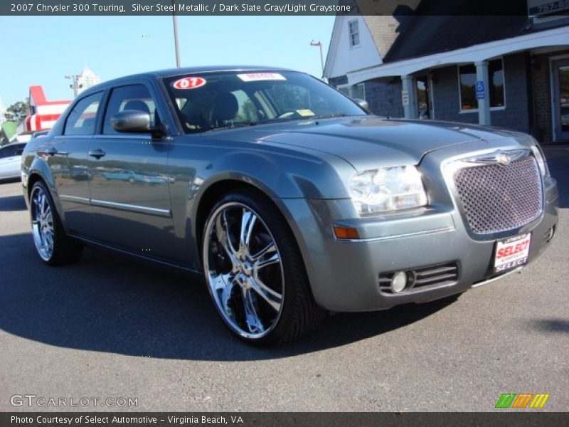 Silver Steel Metallic / Dark Slate Gray/Light Graystone 2007 Chrysler 300 Touring
