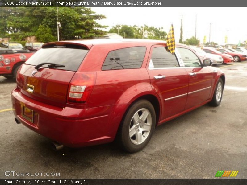 Inferno Red Crystal Pearl / Dark Slate Gray/Light Graystone 2006 Dodge Magnum SXT
