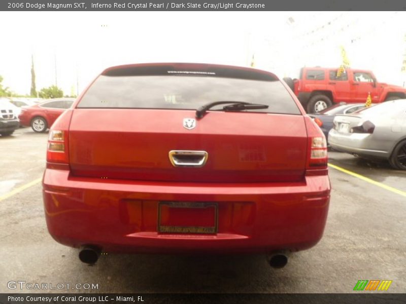 Inferno Red Crystal Pearl / Dark Slate Gray/Light Graystone 2006 Dodge Magnum SXT