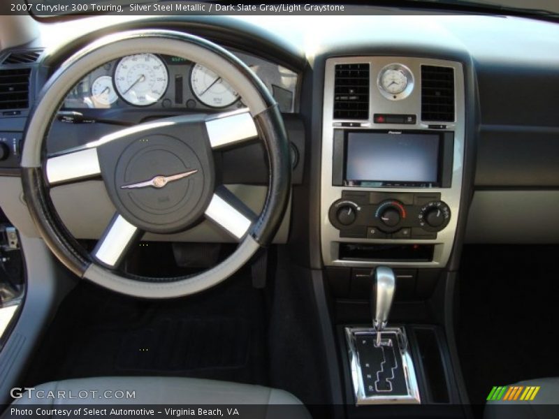 Silver Steel Metallic / Dark Slate Gray/Light Graystone 2007 Chrysler 300 Touring