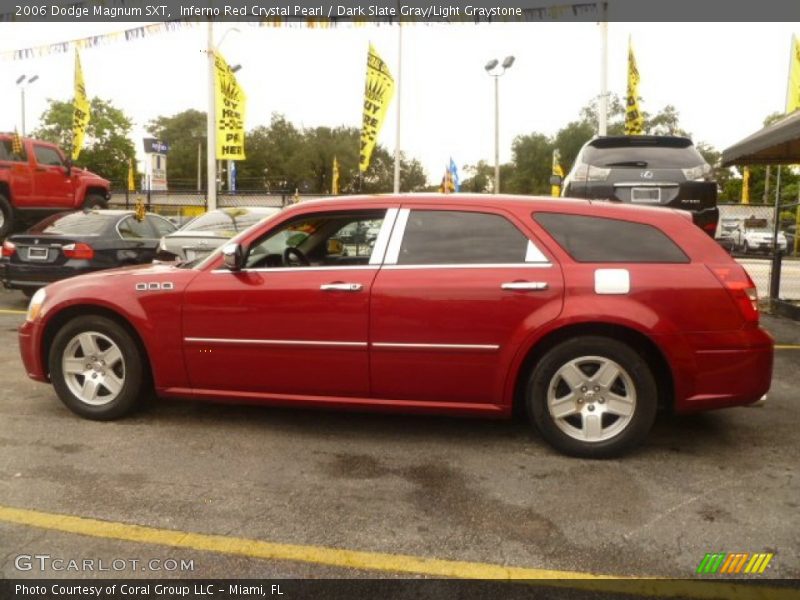 Inferno Red Crystal Pearl / Dark Slate Gray/Light Graystone 2006 Dodge Magnum SXT