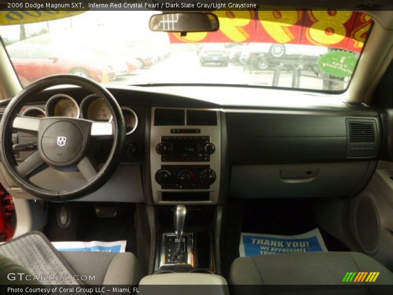 Inferno Red Crystal Pearl / Dark Slate Gray/Light Graystone 2006 Dodge Magnum SXT