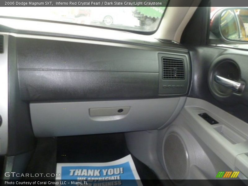 Inferno Red Crystal Pearl / Dark Slate Gray/Light Graystone 2006 Dodge Magnum SXT