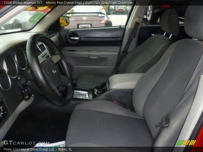 Inferno Red Crystal Pearl / Dark Slate Gray/Light Graystone 2006 Dodge Magnum SXT