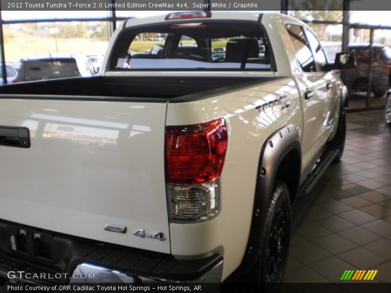 Super White / Graphite 2012 Toyota Tundra T-Force 2.0 Limited Edition CrewMax 4x4