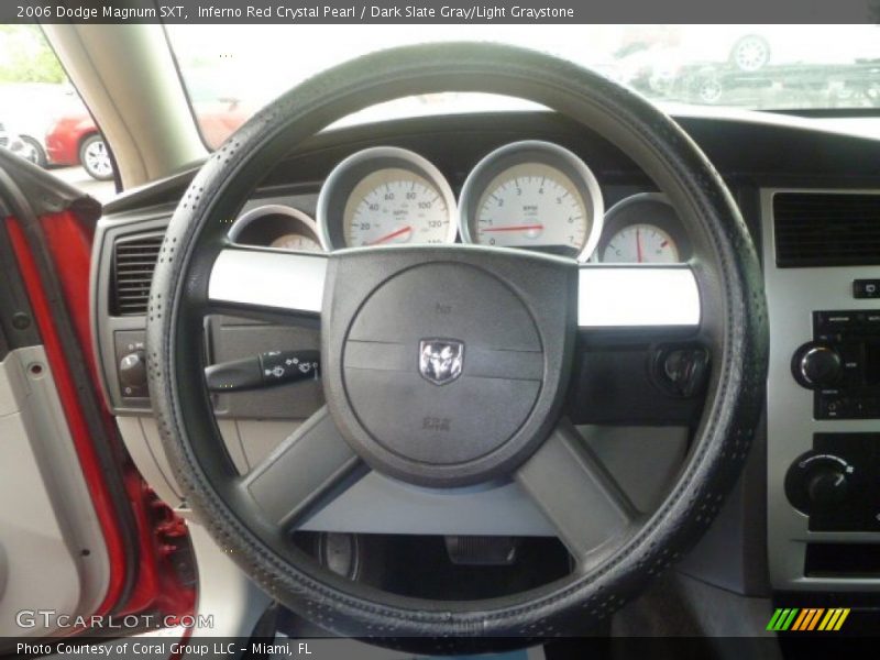 Inferno Red Crystal Pearl / Dark Slate Gray/Light Graystone 2006 Dodge Magnum SXT