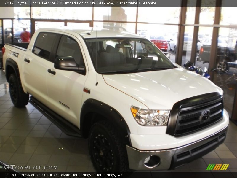 Super White / Graphite 2012 Toyota Tundra T-Force 2.0 Limited Edition CrewMax 4x4