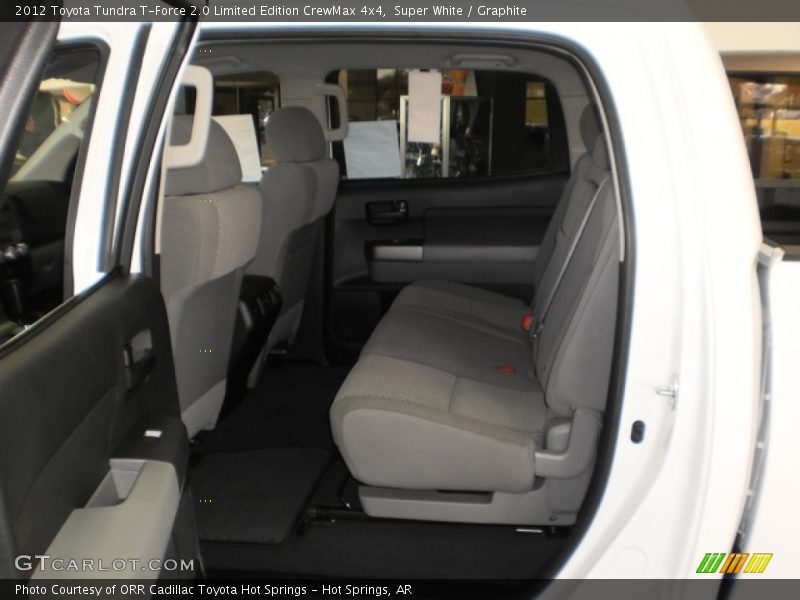  2012 Tundra T-Force 2.0 Limited Edition CrewMax 4x4 Graphite Interior