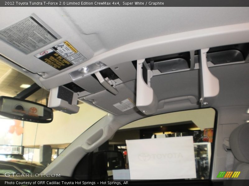  2012 Tundra T-Force 2.0 Limited Edition CrewMax 4x4 Graphite Interior