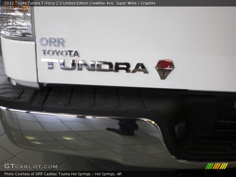 Super White / Graphite 2012 Toyota Tundra T-Force 2.0 Limited Edition CrewMax 4x4