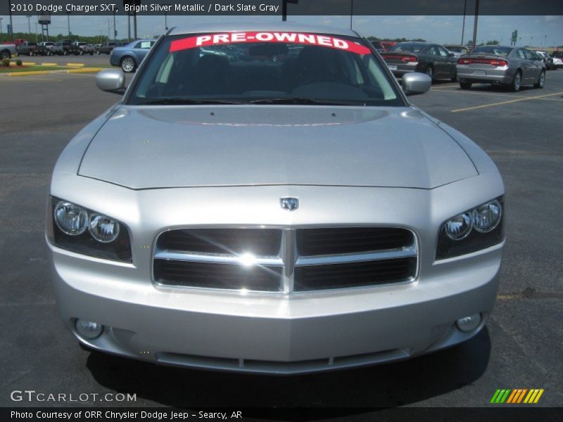 Bright Silver Metallic / Dark Slate Gray 2010 Dodge Charger SXT