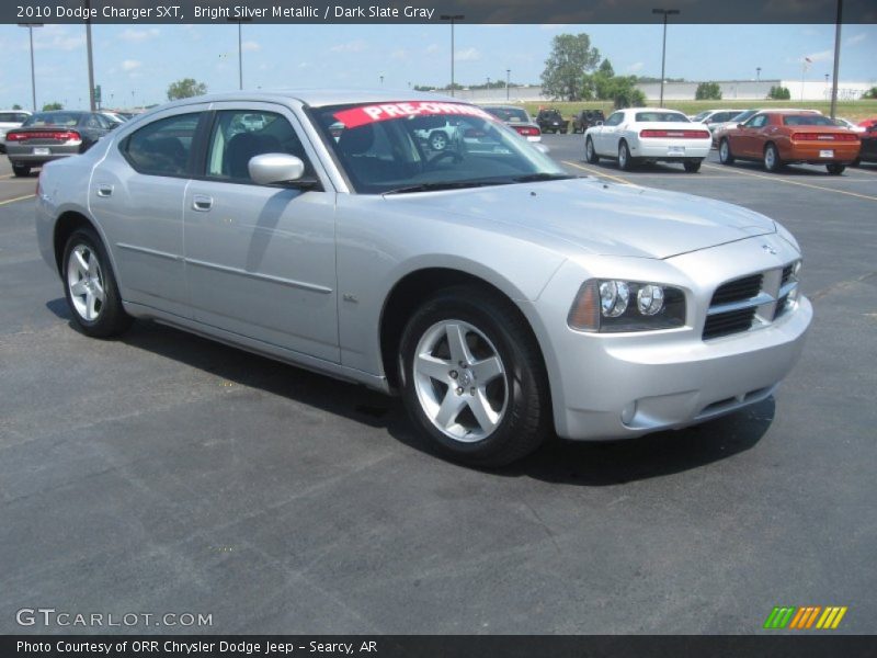 Bright Silver Metallic / Dark Slate Gray 2010 Dodge Charger SXT