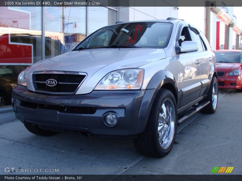 Clear Silver Metallic / Gray 2005 Kia Sorento EX 4WD