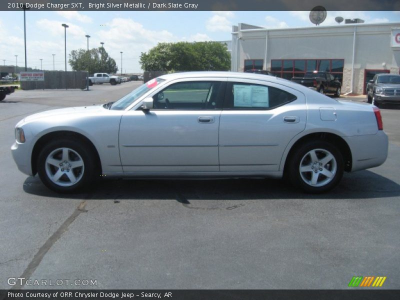 Bright Silver Metallic / Dark Slate Gray 2010 Dodge Charger SXT