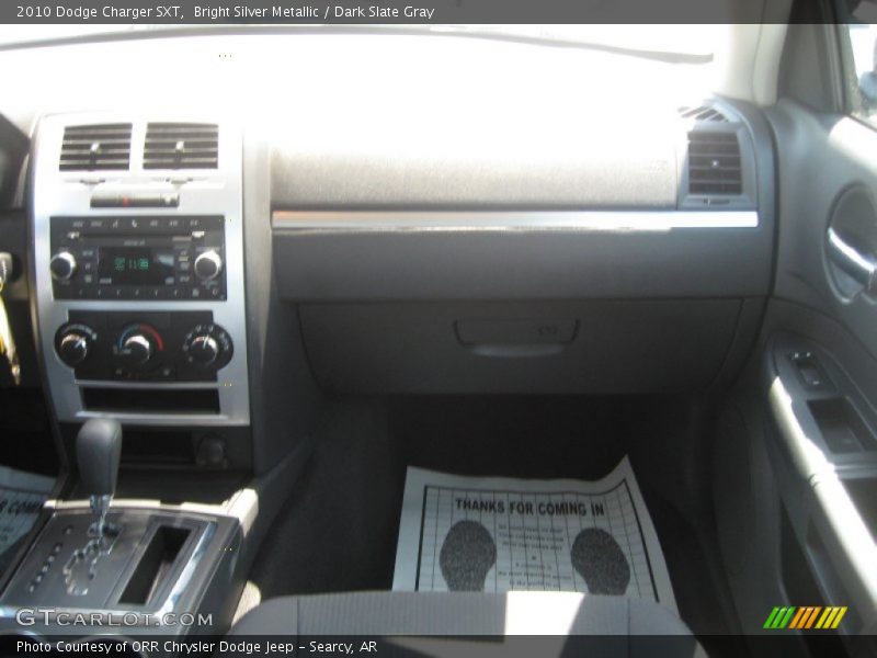 Bright Silver Metallic / Dark Slate Gray 2010 Dodge Charger SXT