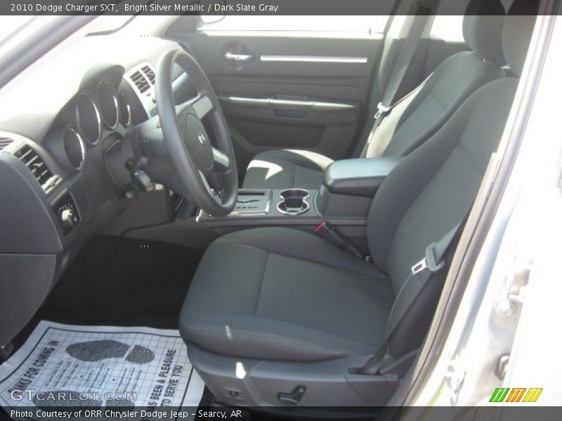 Bright Silver Metallic / Dark Slate Gray 2010 Dodge Charger SXT