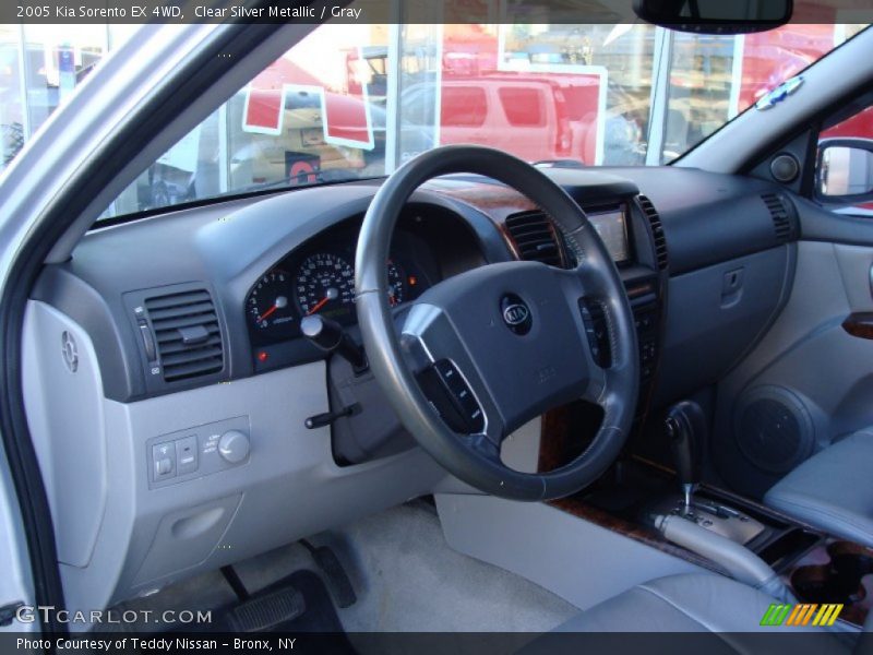 Clear Silver Metallic / Gray 2005 Kia Sorento EX 4WD