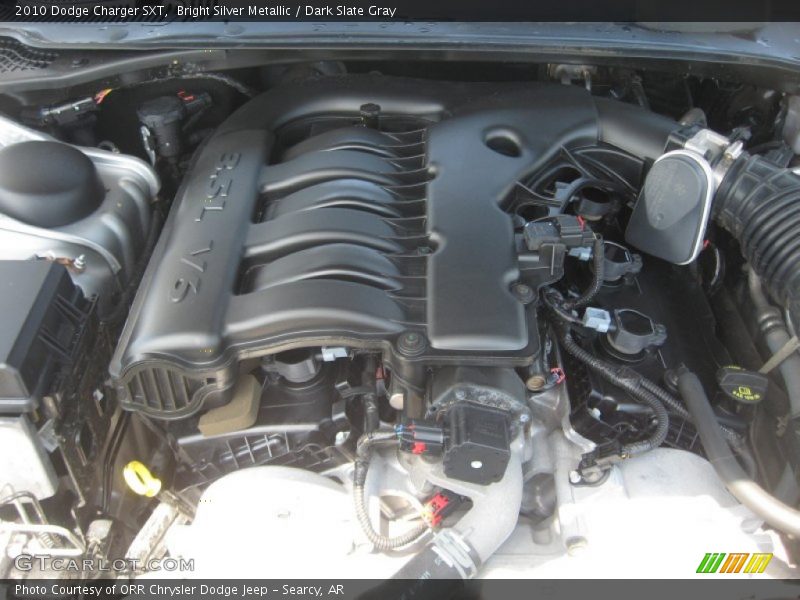 Bright Silver Metallic / Dark Slate Gray 2010 Dodge Charger SXT