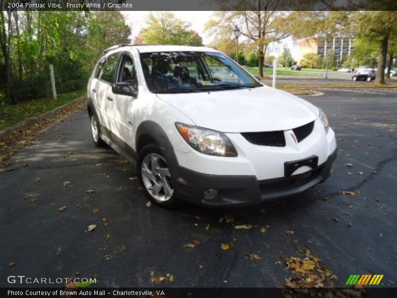 Frosty White / Graphite 2004 Pontiac Vibe