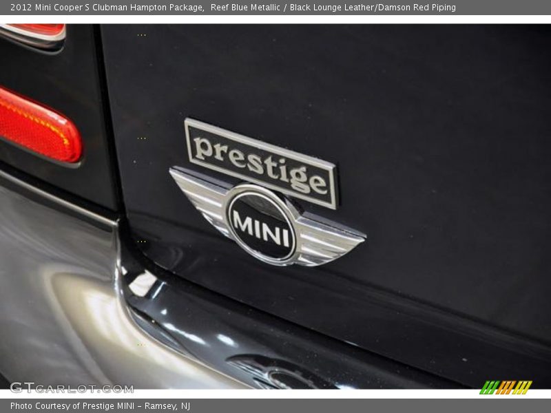 Reef Blue Metallic / Black Lounge Leather/Damson Red Piping 2012 Mini Cooper S Clubman Hampton Package