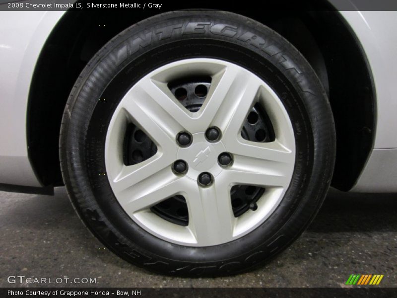 Silverstone Metallic / Gray 2008 Chevrolet Impala LS
