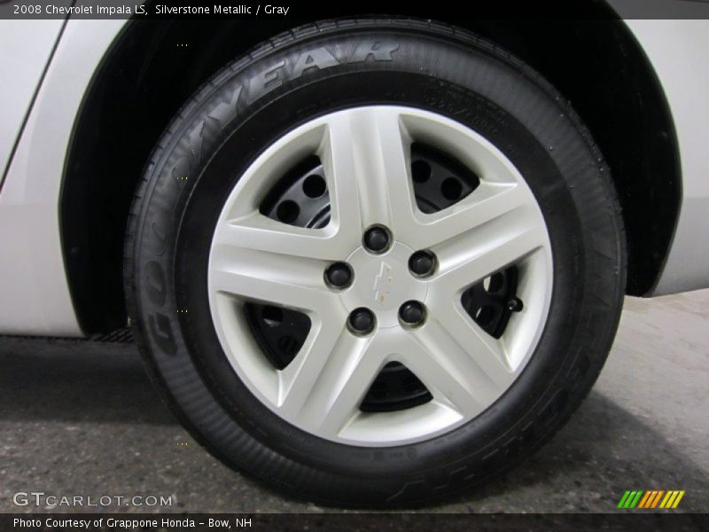 Silverstone Metallic / Gray 2008 Chevrolet Impala LS