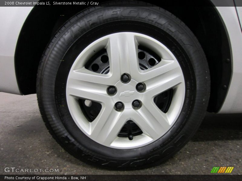 Silverstone Metallic / Gray 2008 Chevrolet Impala LS