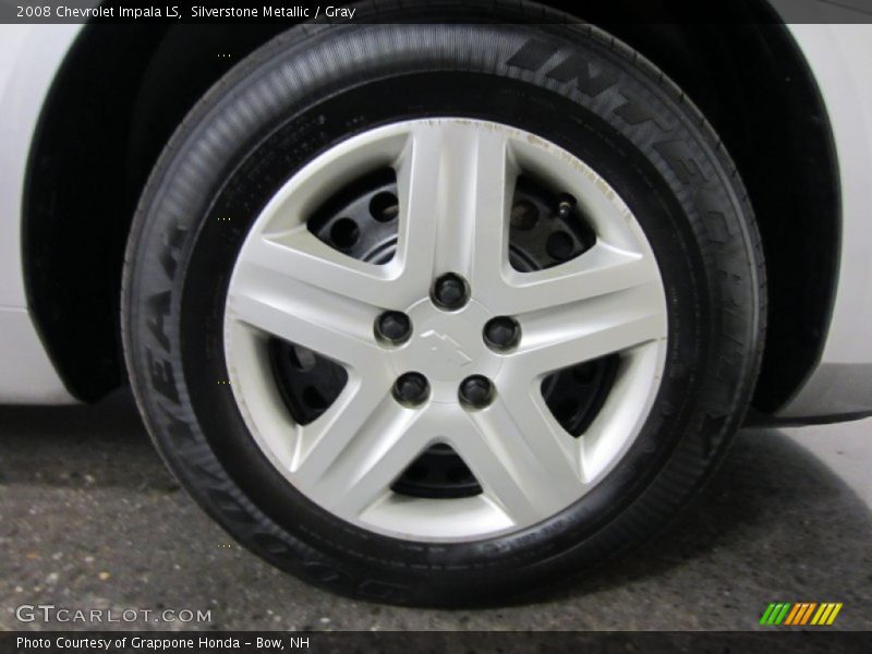 Silverstone Metallic / Gray 2008 Chevrolet Impala LS