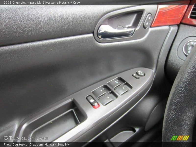 Silverstone Metallic / Gray 2008 Chevrolet Impala LS