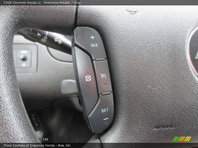 Silverstone Metallic / Gray 2008 Chevrolet Impala LS