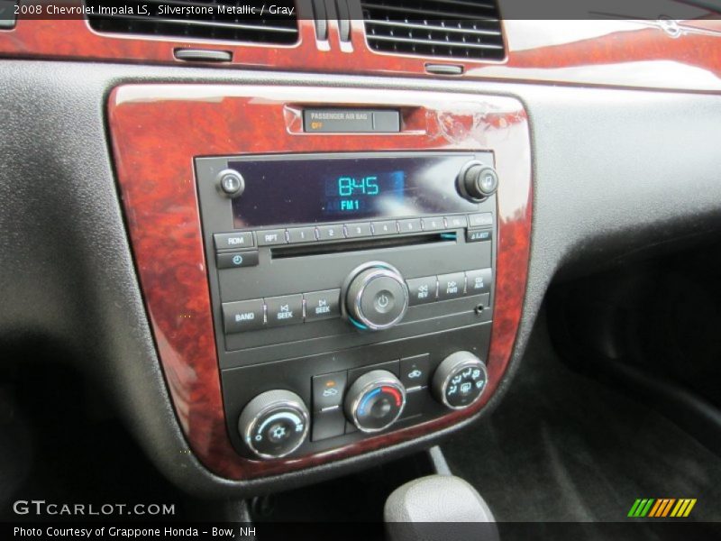Silverstone Metallic / Gray 2008 Chevrolet Impala LS