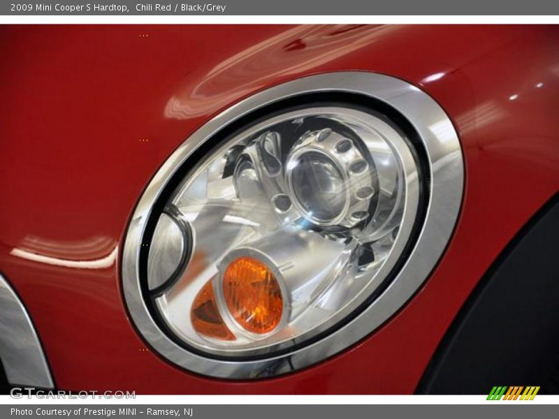 Chili Red / Black/Grey 2009 Mini Cooper S Hardtop