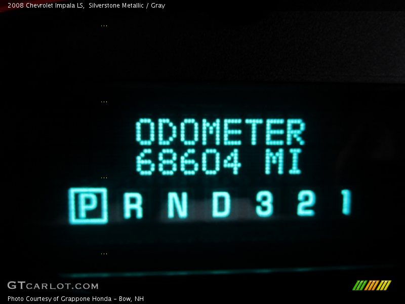Silverstone Metallic / Gray 2008 Chevrolet Impala LS