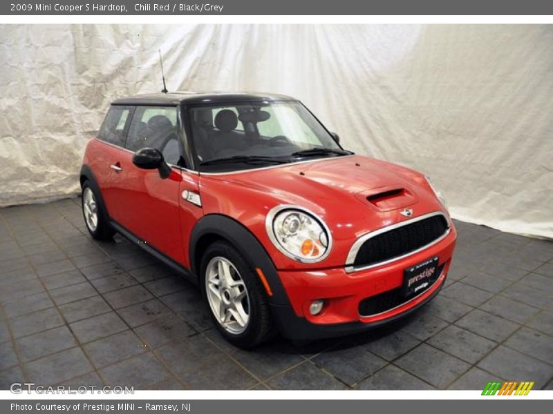 Chili Red / Black/Grey 2009 Mini Cooper S Hardtop