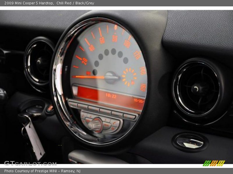 Chili Red / Black/Grey 2009 Mini Cooper S Hardtop