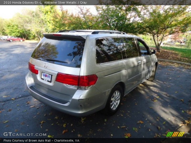 Alabaster Silver Metallic / Gray 2010 Honda Odyssey EX-L