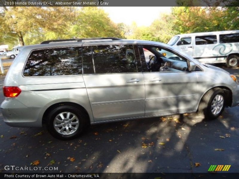 Alabaster Silver Metallic / Gray 2010 Honda Odyssey EX-L