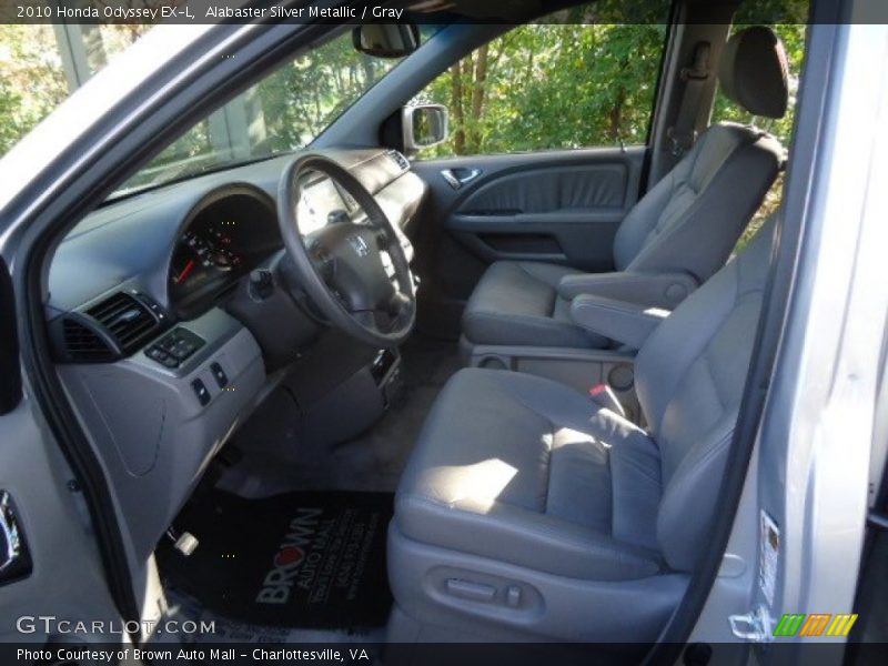 Alabaster Silver Metallic / Gray 2010 Honda Odyssey EX-L