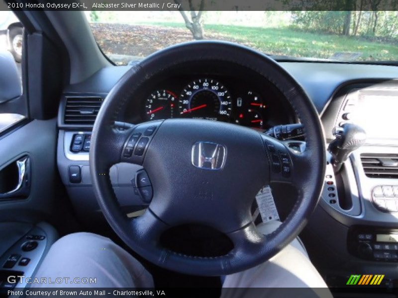 Alabaster Silver Metallic / Gray 2010 Honda Odyssey EX-L